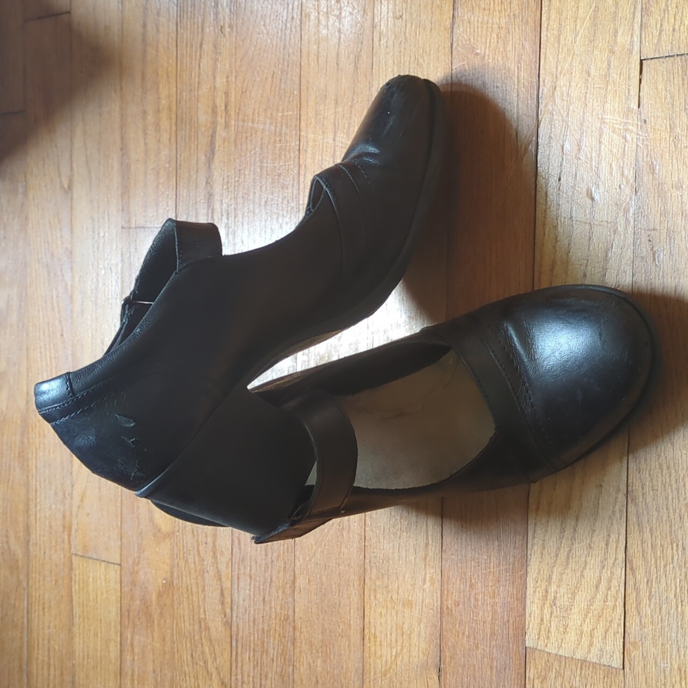 Well Worn Flight Attendant Shoes